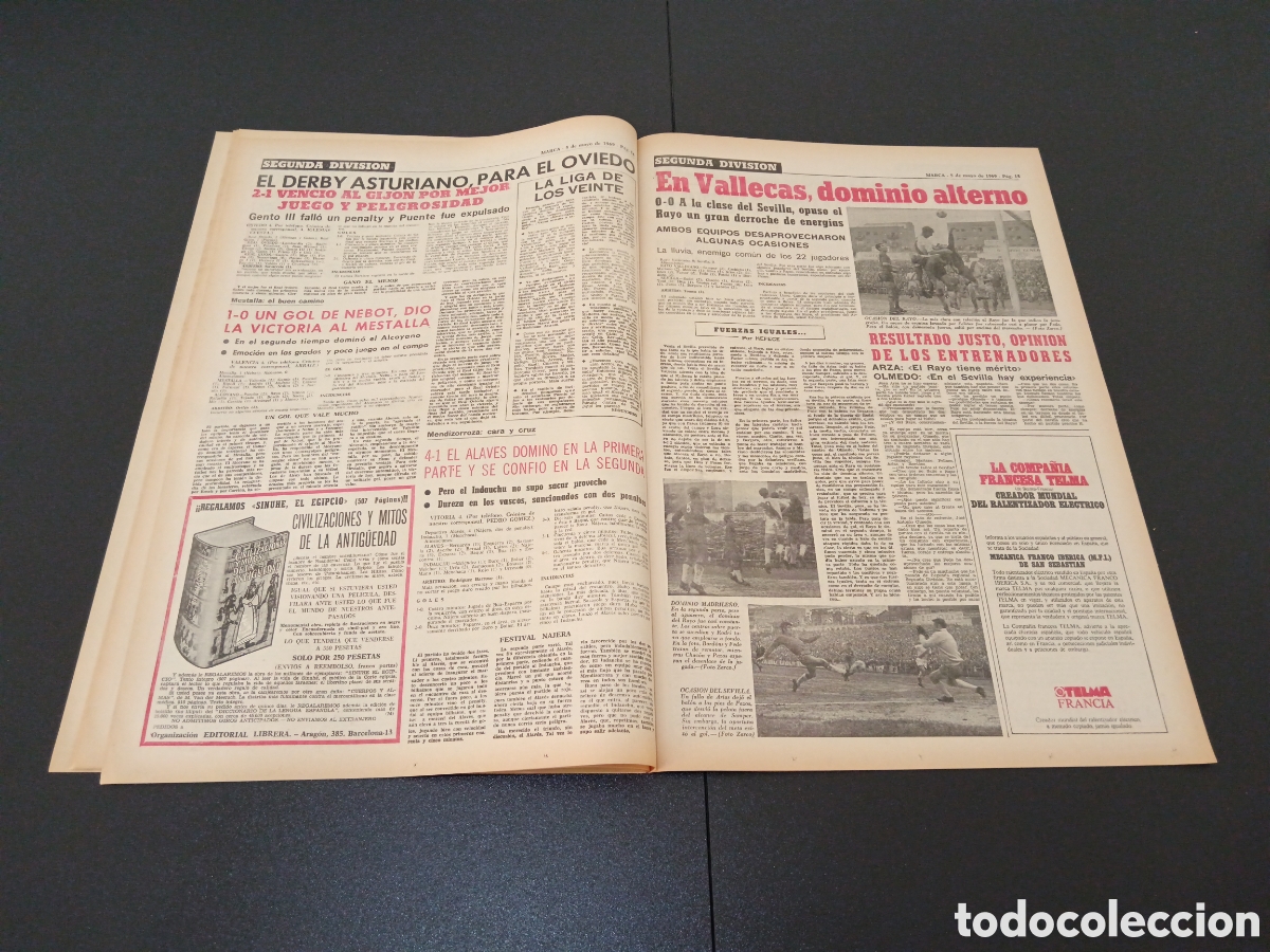 Coleccionismo deportivo: MARCA 05/05/1969 - Foto 8