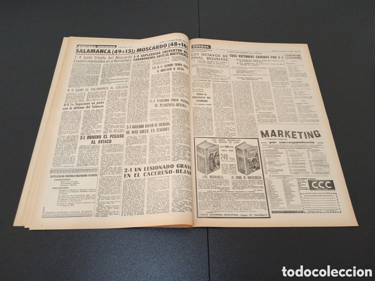 Coleccionismo deportivo: MARCA 05/05/1969 - Foto 9
