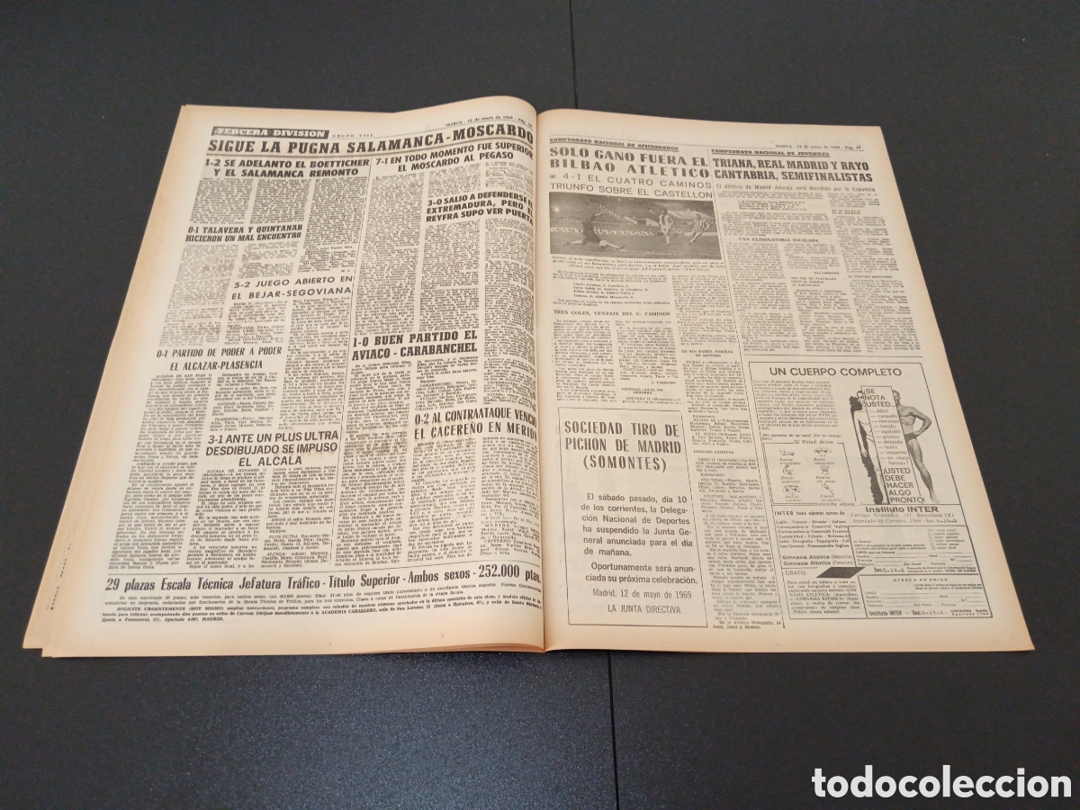 Coleccionismo deportivo: MARCA 12/05/1969 - Foto 9