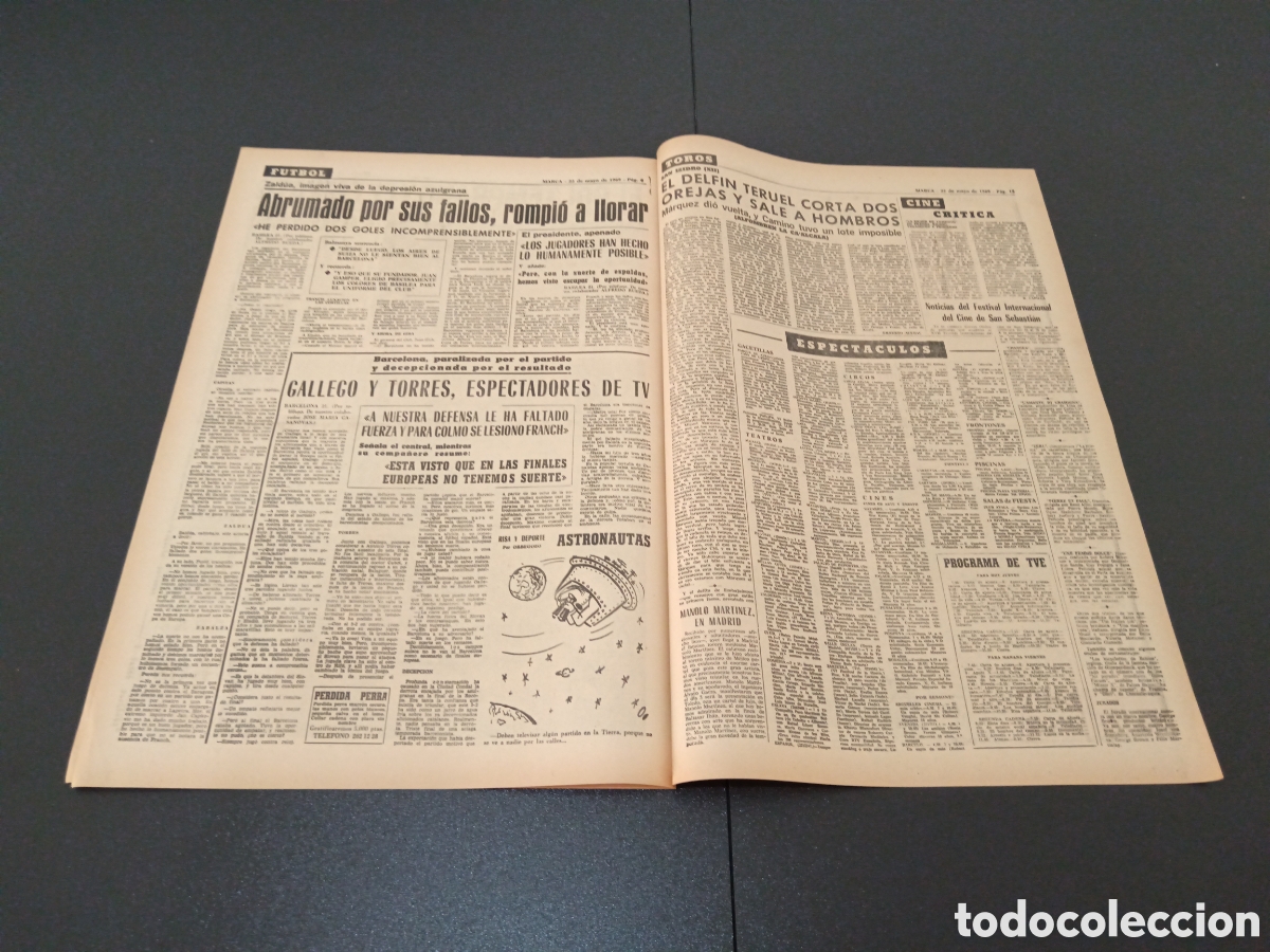 Coleccionismo deportivo: MARCA 22/05/1969 - Foto 4
