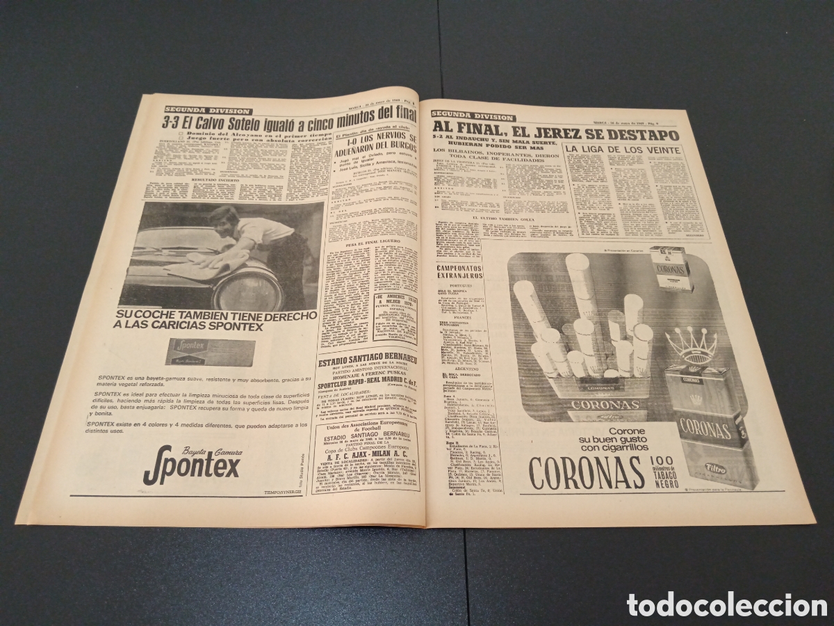Coleccionismo deportivo: MARCA 26/05/1969 - Foto 5