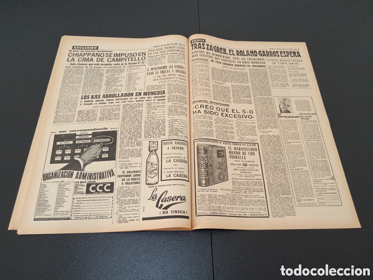 Coleccionismo deportivo: MARCA 26/05/1969 - Foto 8