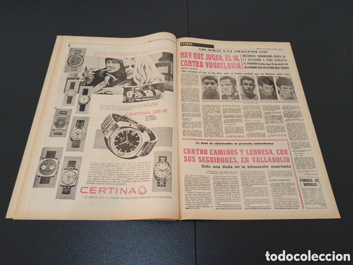 Coleccionismo deportivo: MARCA 08/07/1969 - Foto 5