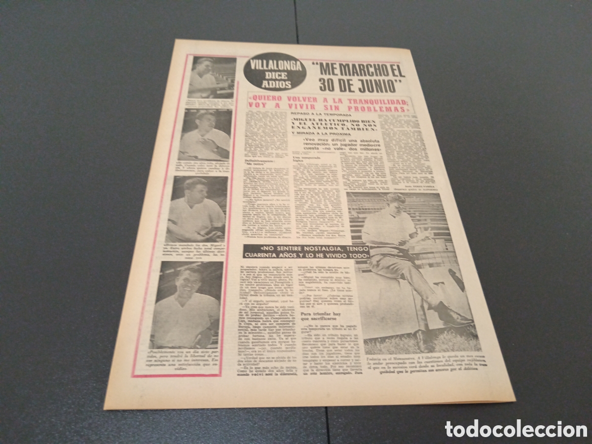 Coleccionismo deportivo: MARCA 08/07/1969 - Foto 10