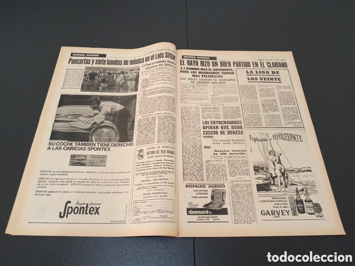 Coleccionismo deportivo: MARCA 09/06/1969 - Foto 4