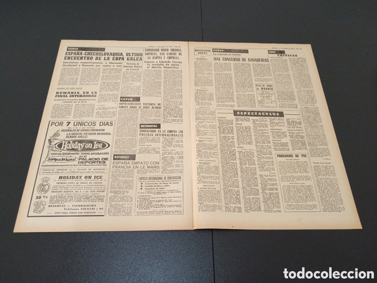 Coleccionismo deportivo: MARCA 03/08/1969 - Foto 4