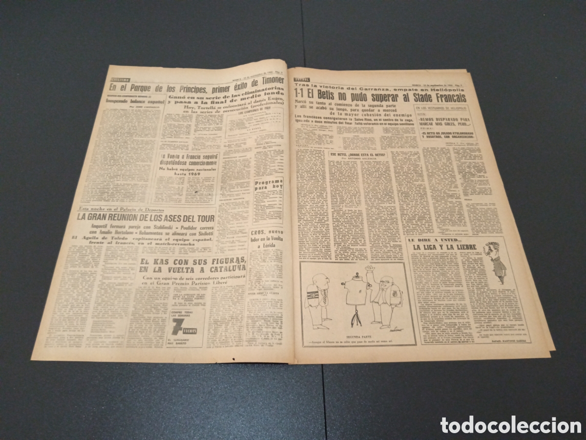 Coleccionismo deportivo: MARCA 10/09/1964 - Foto 2