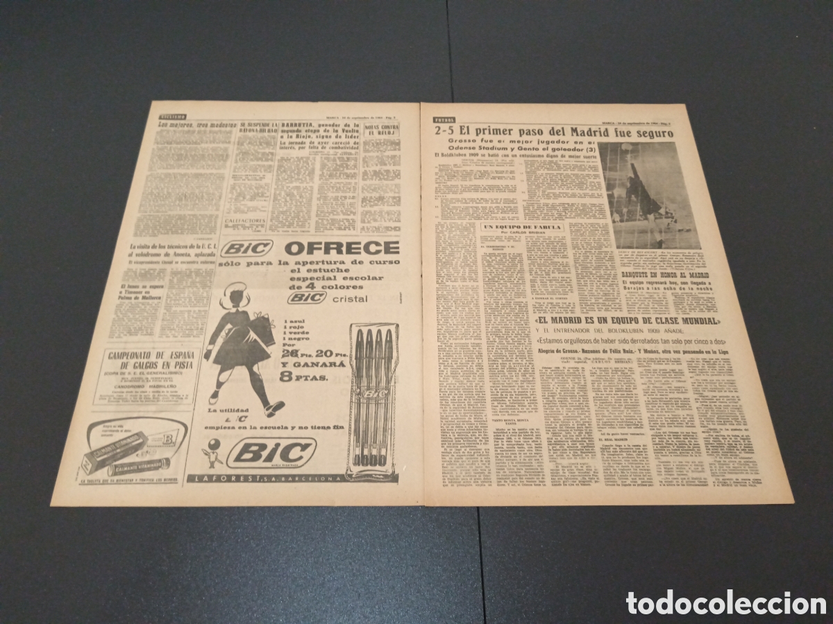 Coleccionismo deportivo: MARCA 24/09/1964 - Foto 2