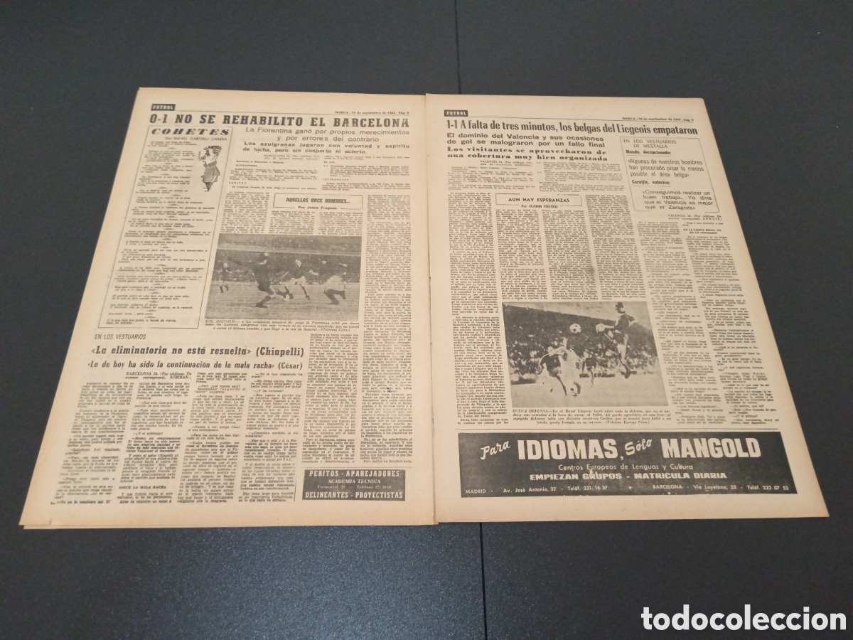 Coleccionismo deportivo: MARCA 24/09/1964 - Foto 3