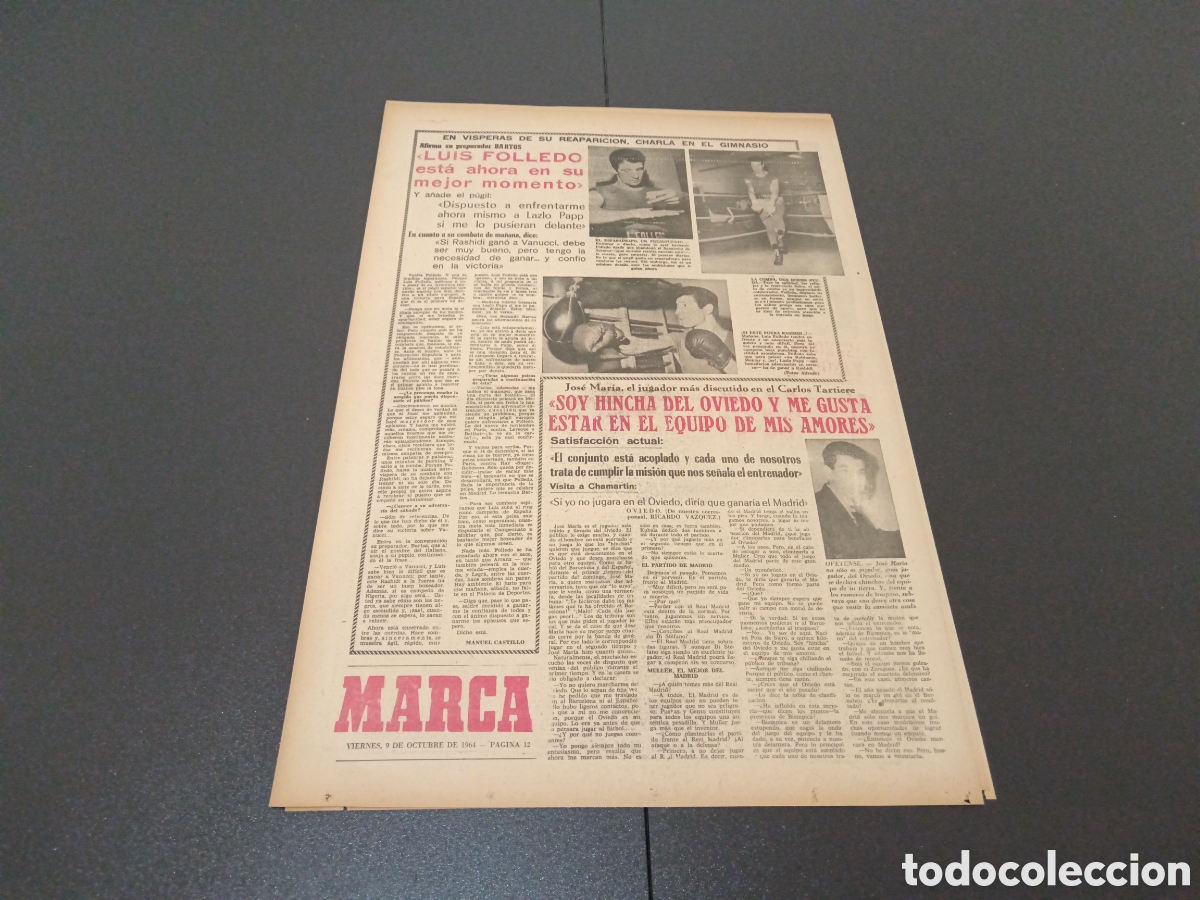 Coleccionismo deportivo: MARCA 09/10/1964 - Foto 4