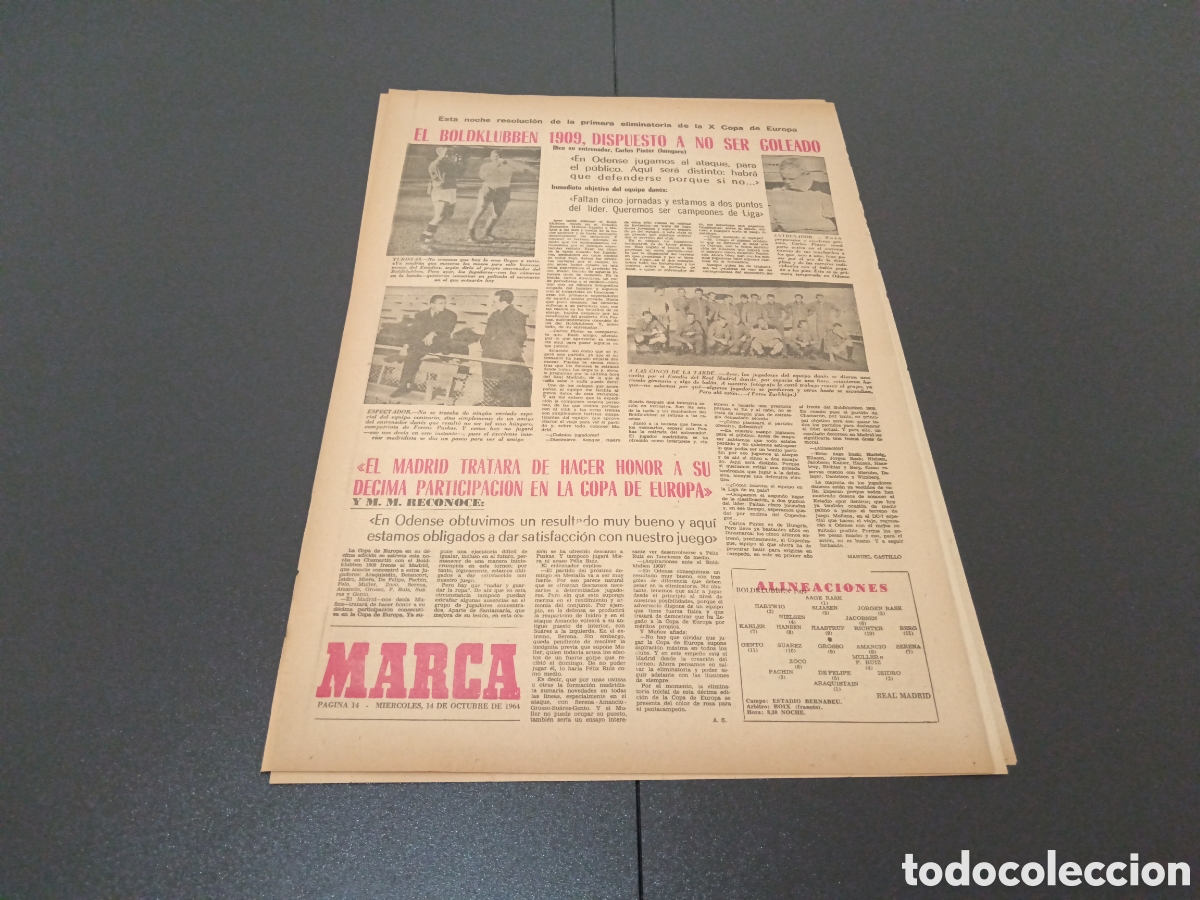 Coleccionismo deportivo: MARCA 14/10/1964 - Foto 5