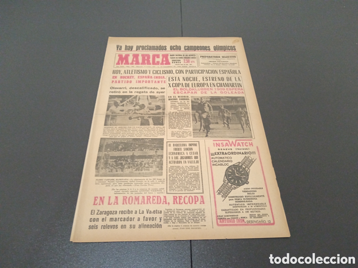 Coleccionismo deportivo: MARCA 14/10/1964 - Foto 1