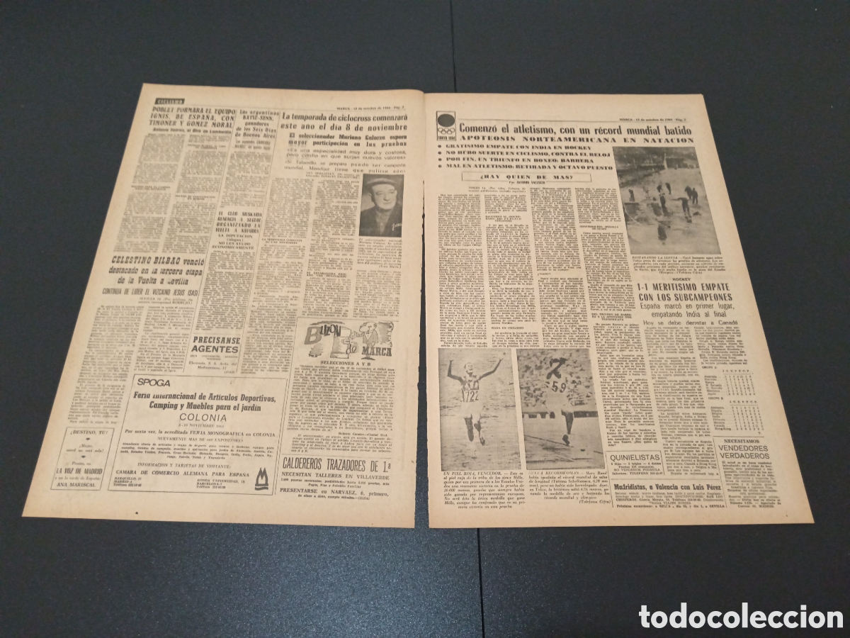 Coleccionismo deportivo: MARCA 15/10/1964 - Foto 2