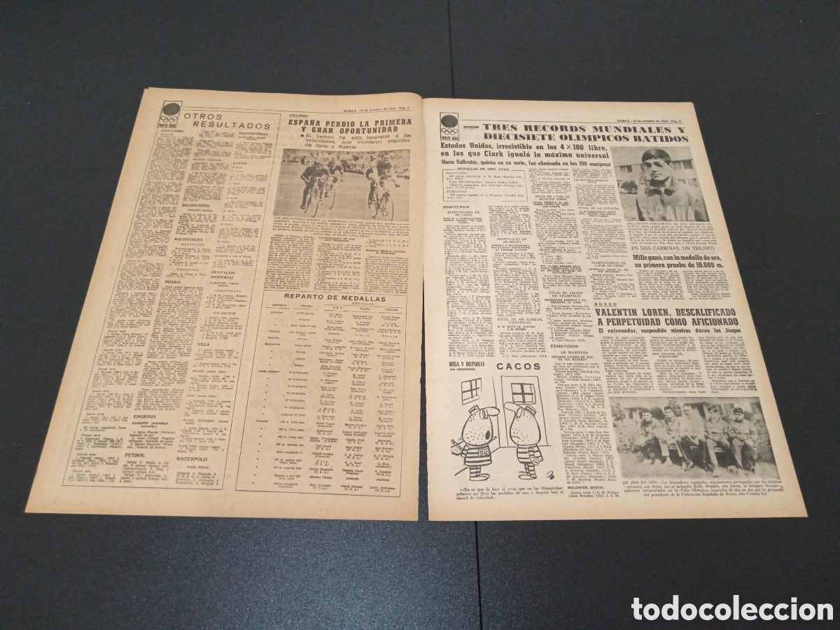 Coleccionismo deportivo: MARCA 15/10/1964 - Foto 3