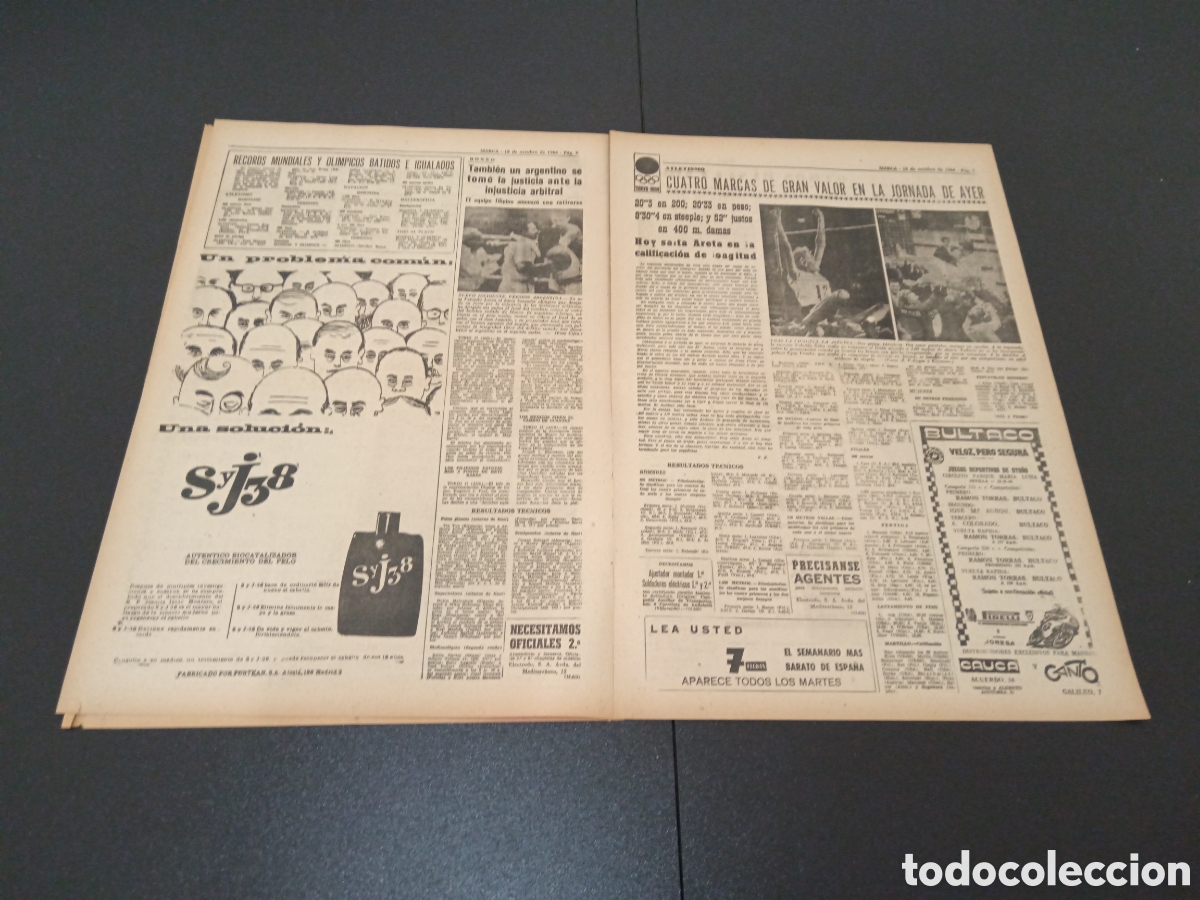 Coleccionismo deportivo: MARCA 18/10/1964 - Foto 4