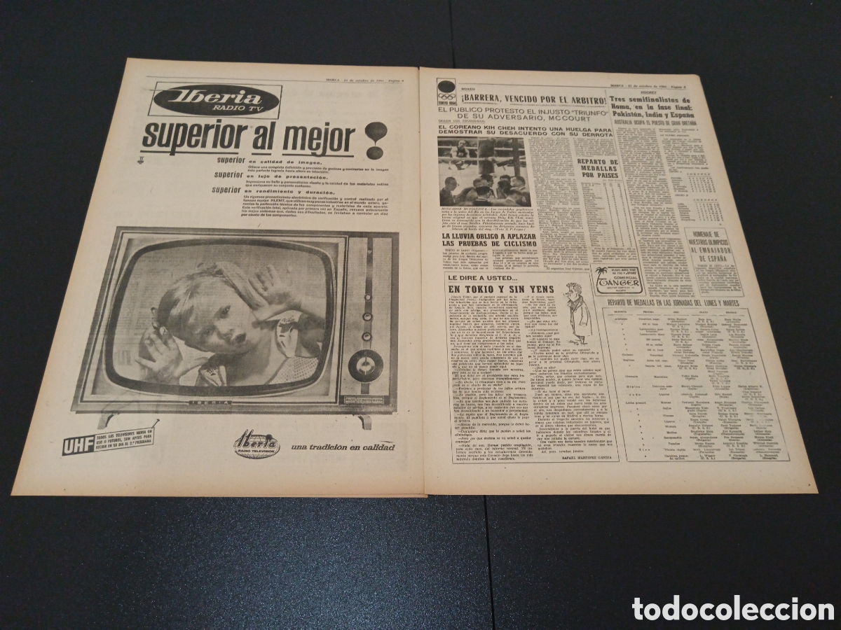 Coleccionismo deportivo: MARCA 21/10/1964 - Foto 3