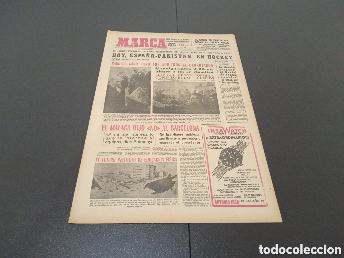 Coleccionismo deportivo: MARCA 21/10/1964 - Foto 1