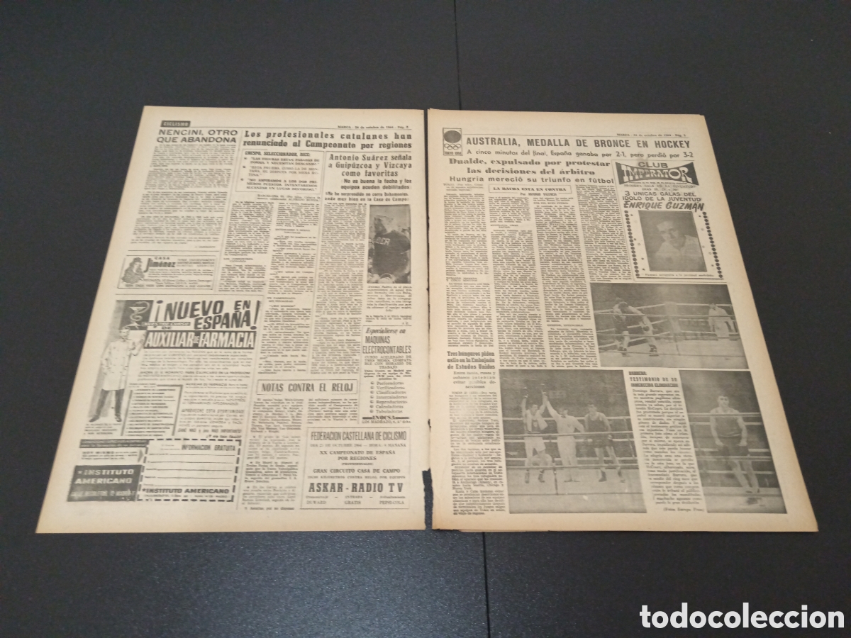 Coleccionismo deportivo: MARCA 24/10/1964 - Foto 2