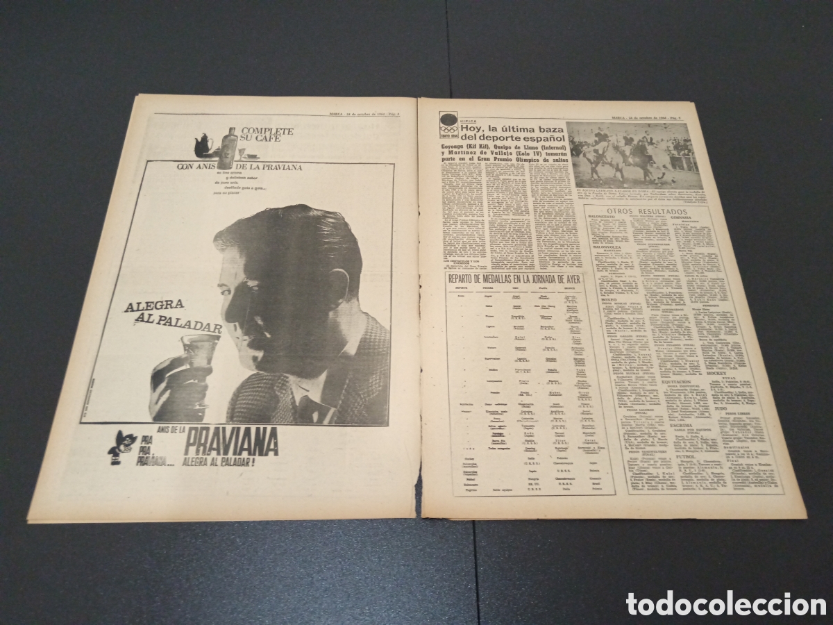 Coleccionismo deportivo: MARCA 24/10/1964 - Foto 3