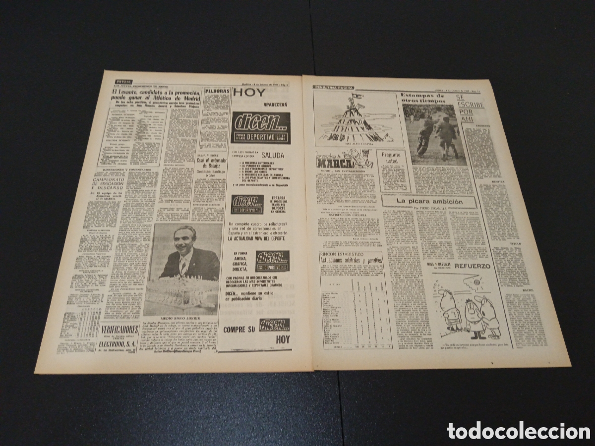 Coleccionismo deportivo: MARCA 04/02/1965 - Foto 3