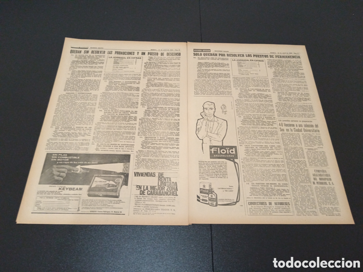 Coleccionismo deportivo: MARCA 12/04/1965 - Foto 5