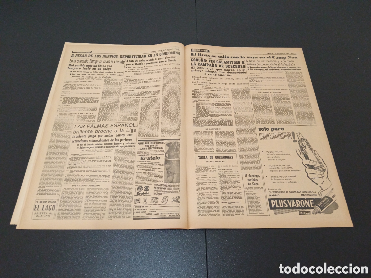 Coleccionismo deportivo: MARCA 19/04/1965 - Foto 4