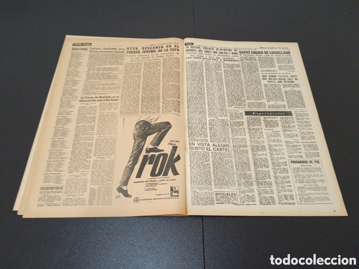 Coleccionismo deportivo: MARCA 19/04/1965 - Foto 6