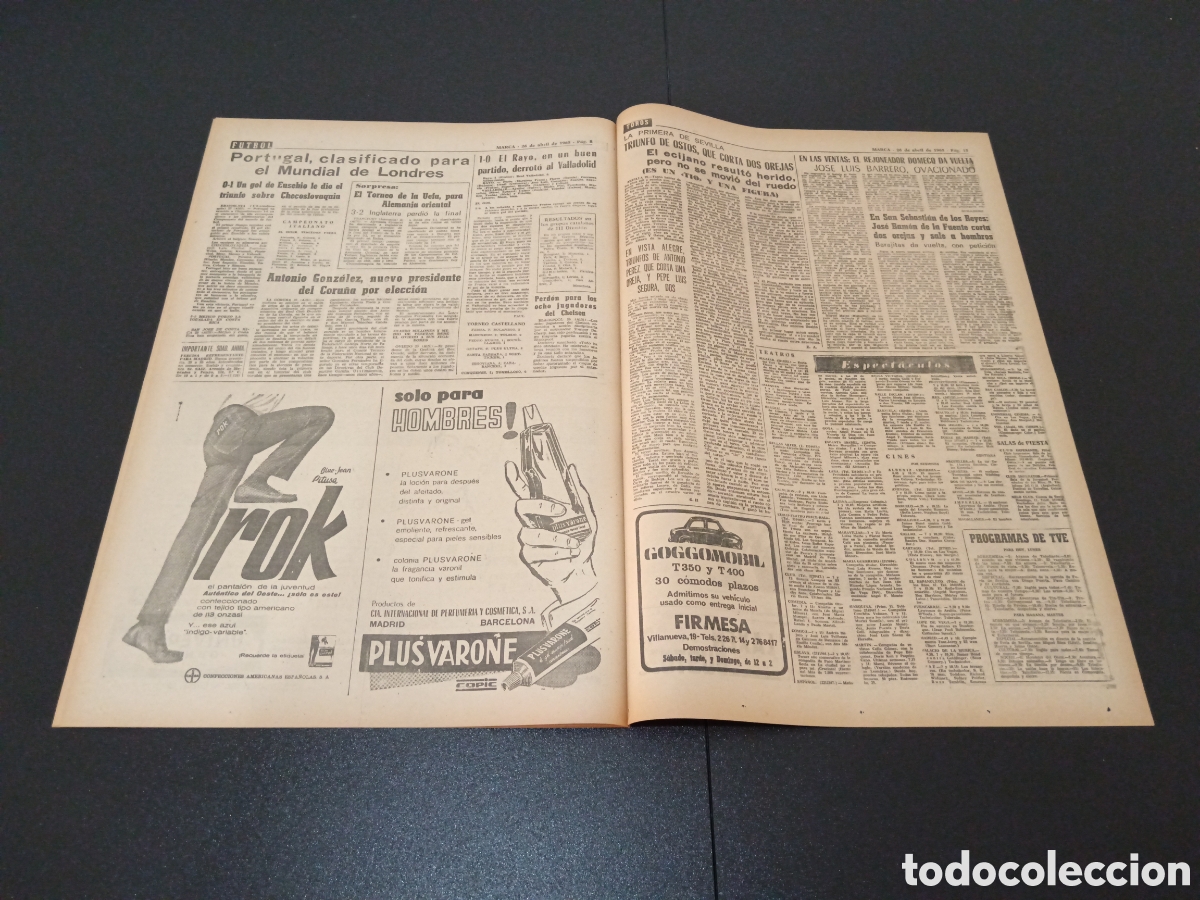 Coleccionismo deportivo: MARCA 26/04/1965 - Foto 5