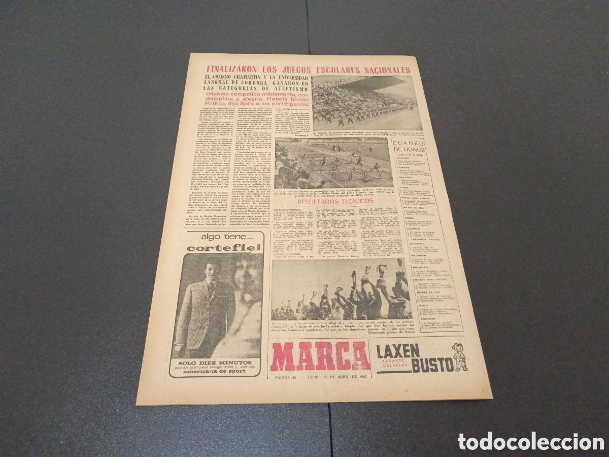 Coleccionismo deportivo: MARCA 26/04/1965 - Foto 6