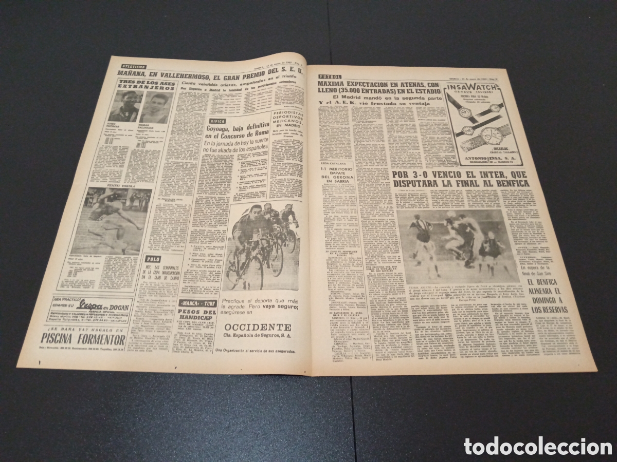 Coleccionismo deportivo: MARCA 13/05/1965 - Foto 2