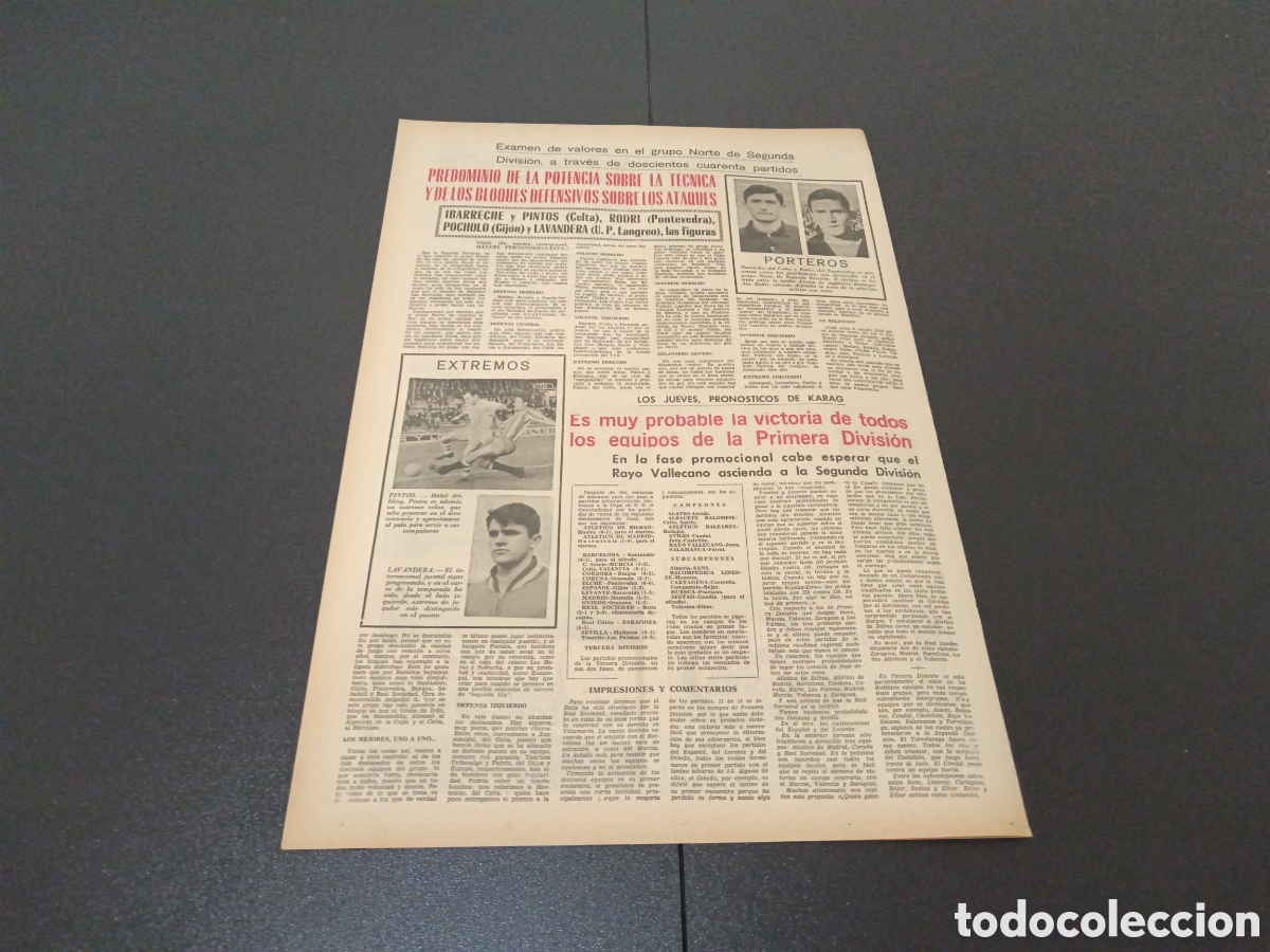Coleccionismo deportivo: MARCA 13/05/1965 - Foto 4