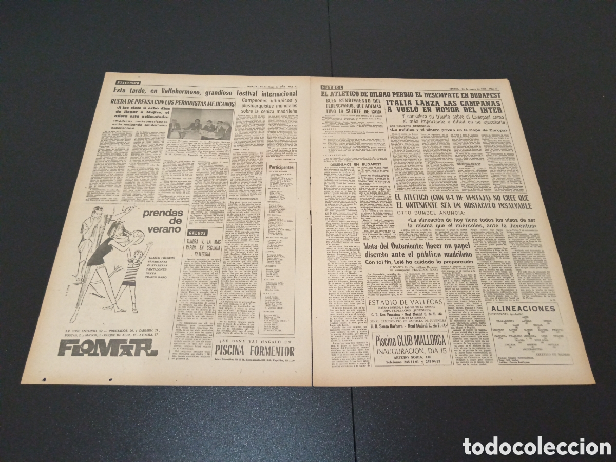 Coleccionismo deportivo: MARCA 14/05/1965 - Foto 2