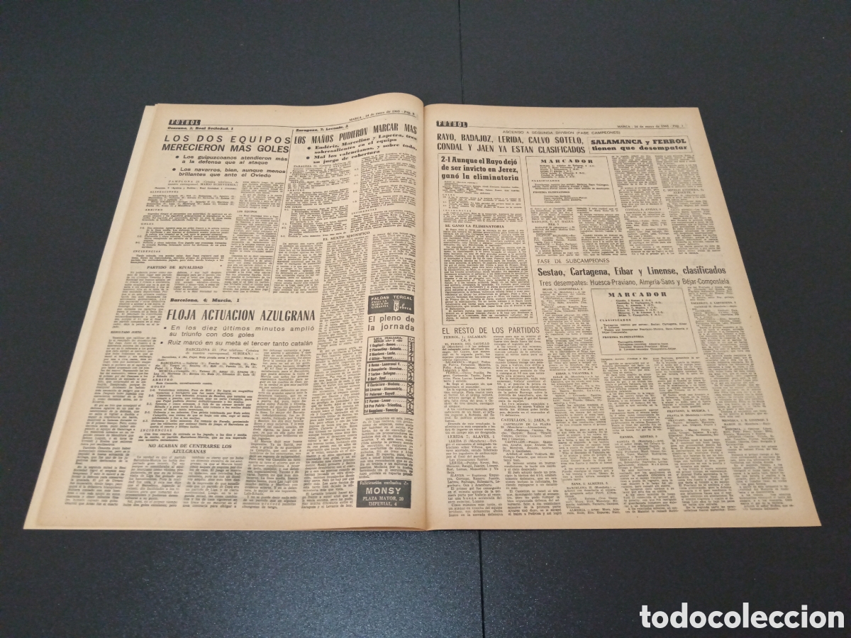 Coleccionismo deportivo: MARCA 24/05/1965 - Foto 4