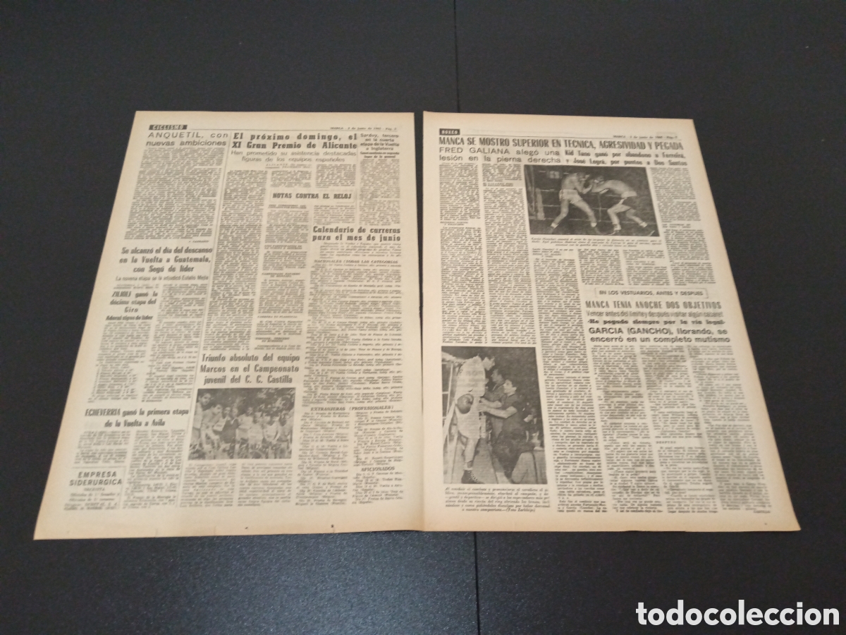 Coleccionismo deportivo: MARCA 03/06/1965 - Foto 2