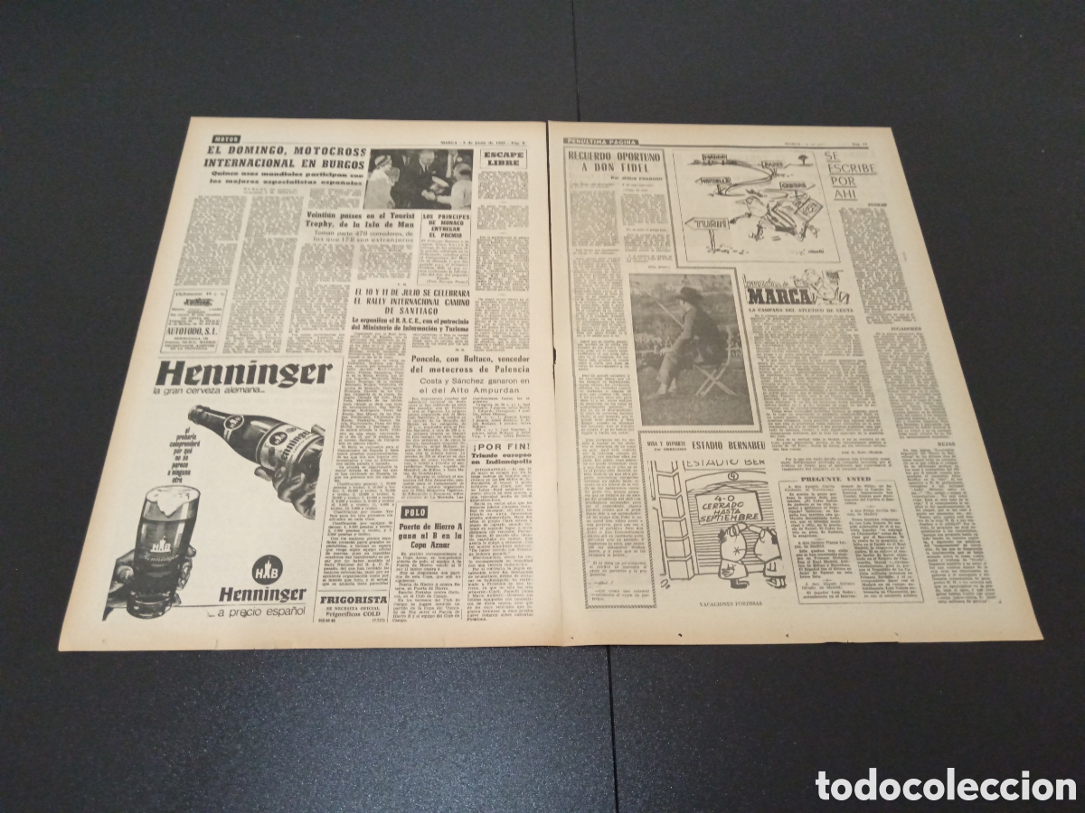 Coleccionismo deportivo: MARCA 03/06/1965 - Foto 3