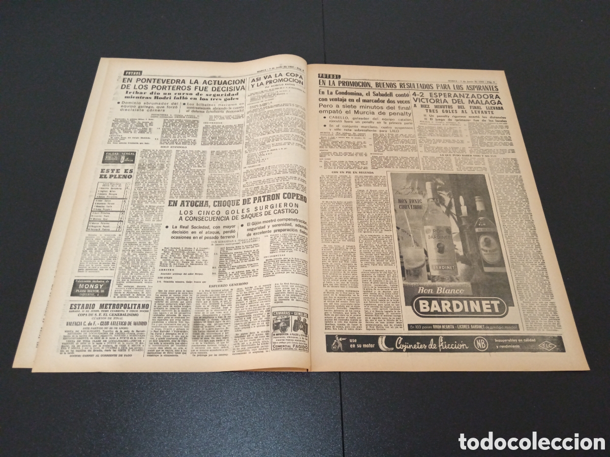 Coleccionismo deportivo: MARCA 07/06/1965 - Foto 3