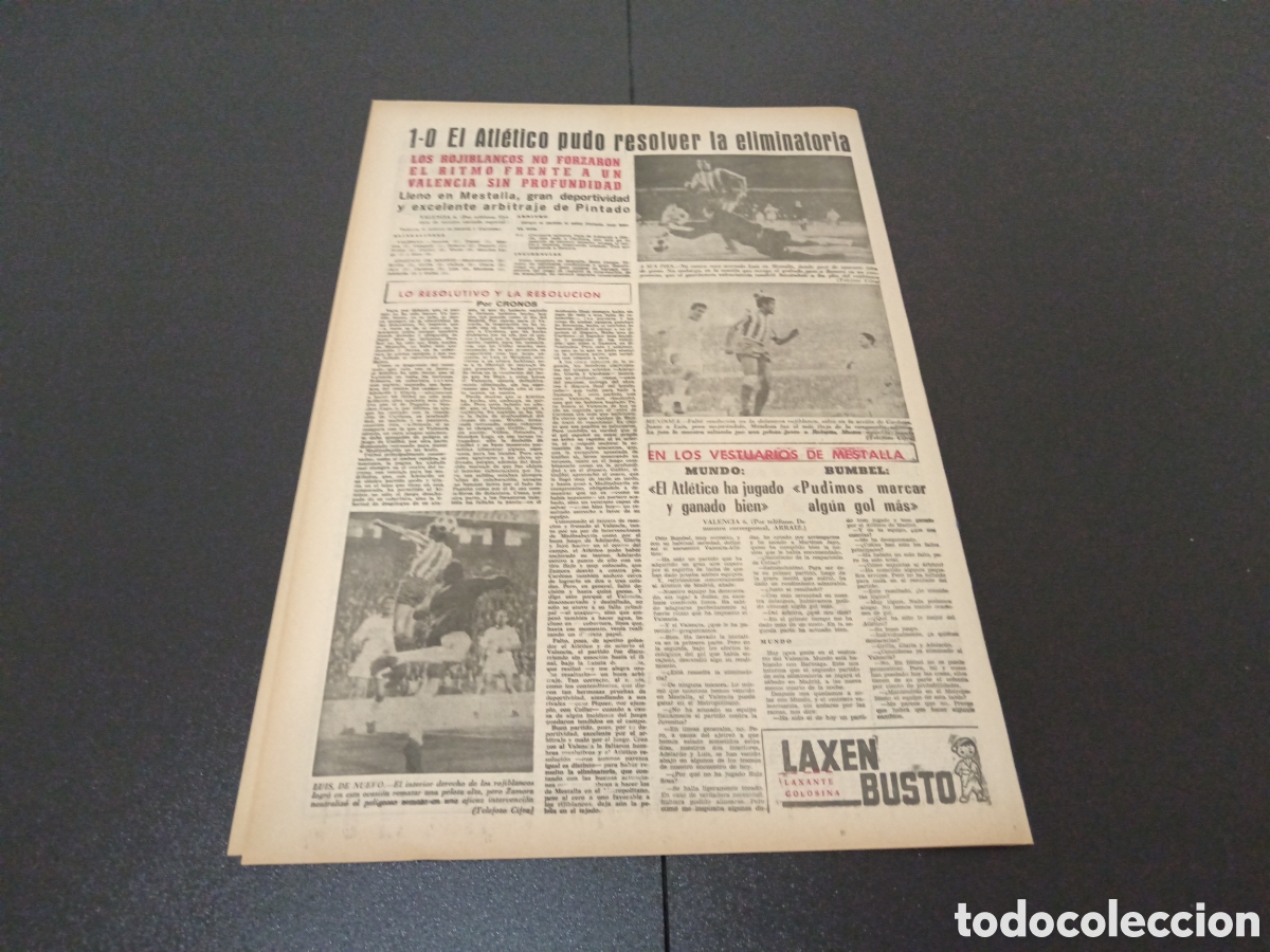 Coleccionismo deportivo: MARCA 07/06/1965 - Foto 6