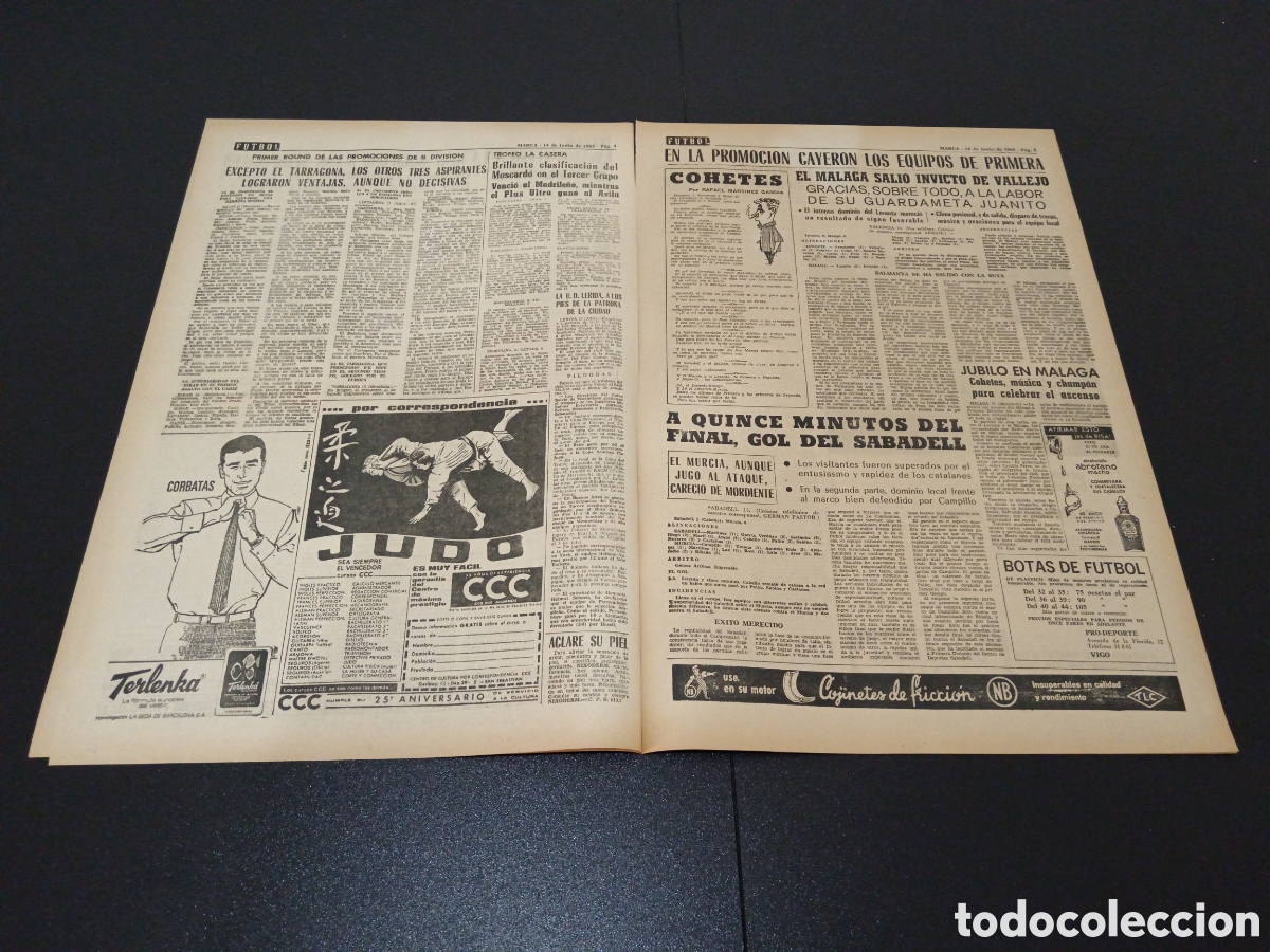 Coleccionismo deportivo: MARCA 14/06/1965 - Foto 3
