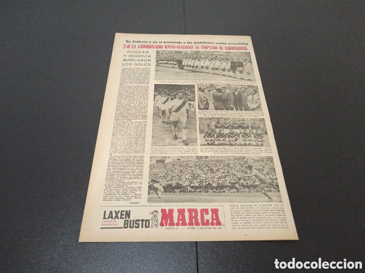 Coleccionismo deportivo: MARCA 14/06/1965 - Foto 5