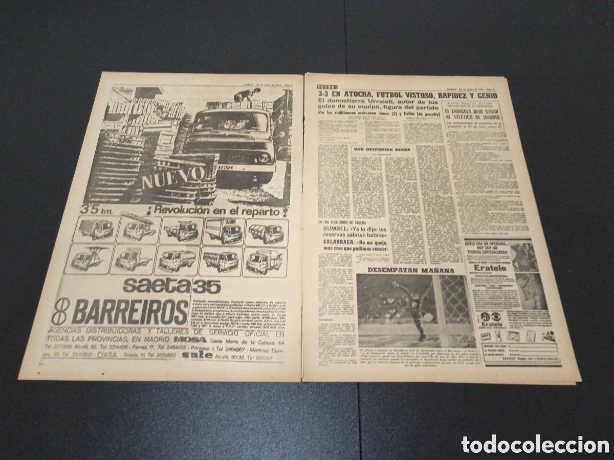 Coleccionismo deportivo: MARCA 28/06/1965 - Foto 2