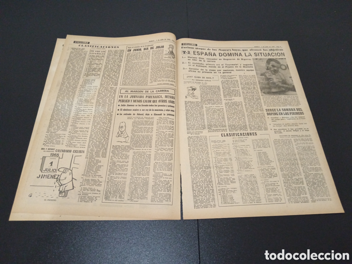 Coleccionismo deportivo: MARCA 01/07/1965 - Foto 3
