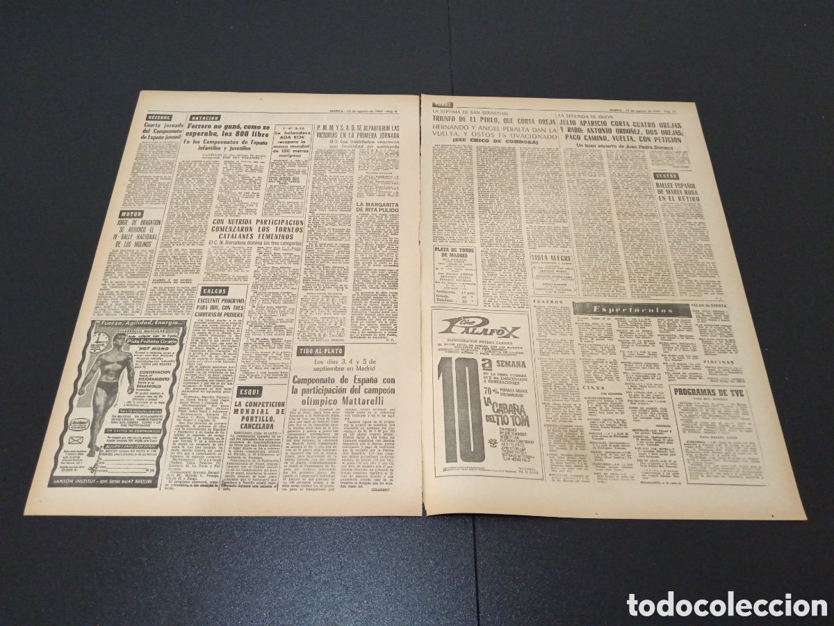 Coleccionismo deportivo: MARCA 15/08/1965 - Foto 3
