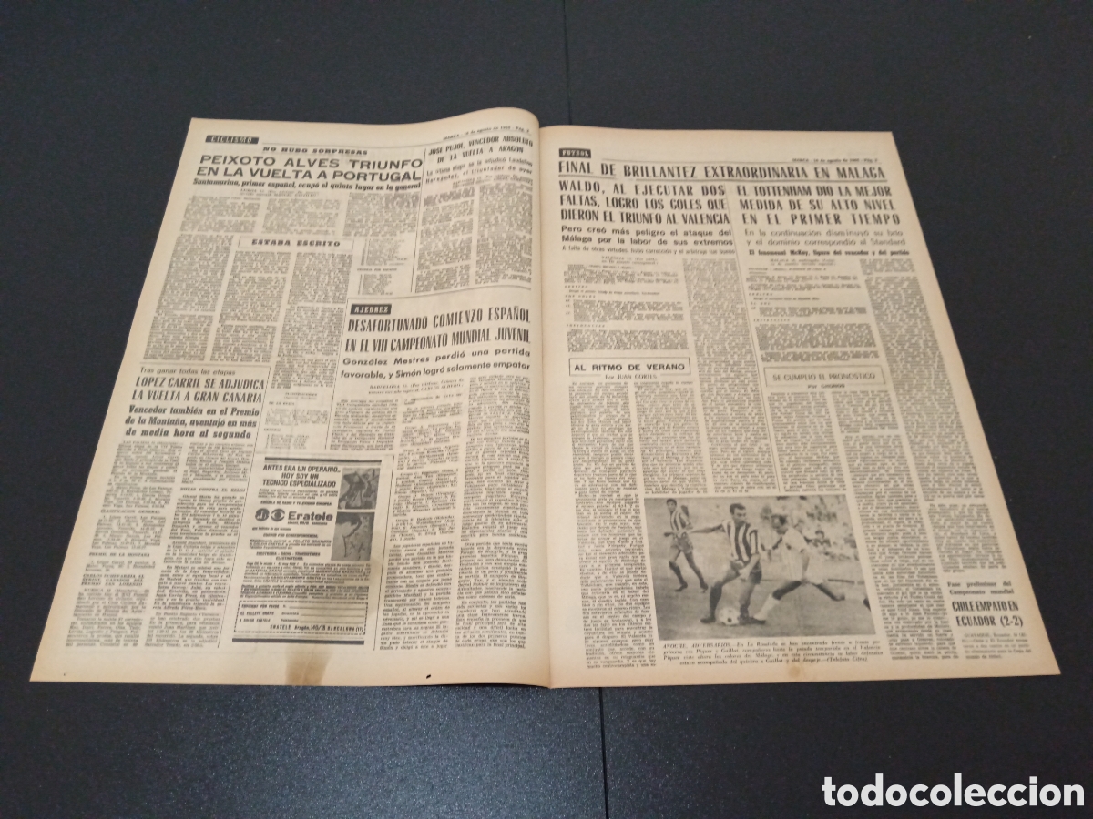 Coleccionismo deportivo: MARCA 16/08/1965 - Foto 2