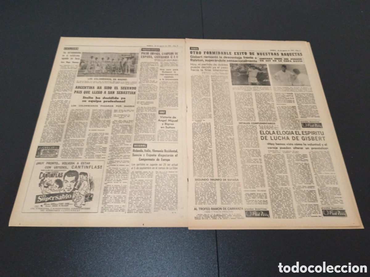 Coleccionismo deportivo: MARCA 18/08/1965 - Foto 2