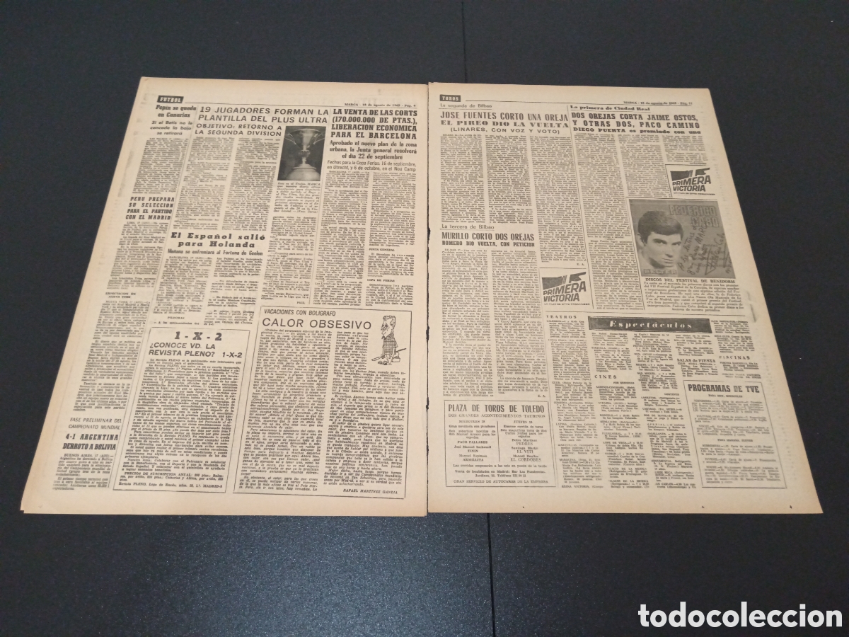 Coleccionismo deportivo: MARCA 18/08/1965 - Foto 3