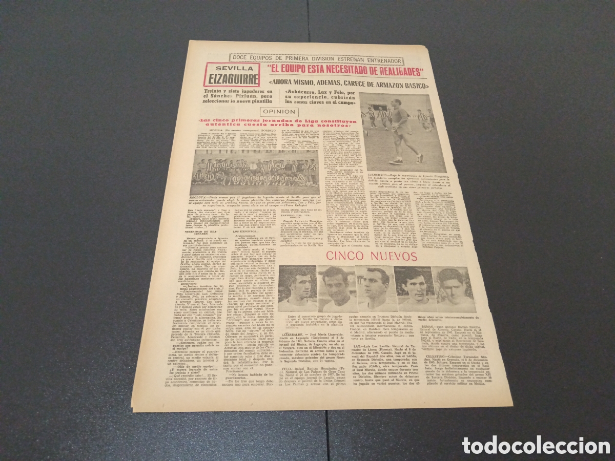 Coleccionismo deportivo: MARCA 18/08/1965 - Foto 4
