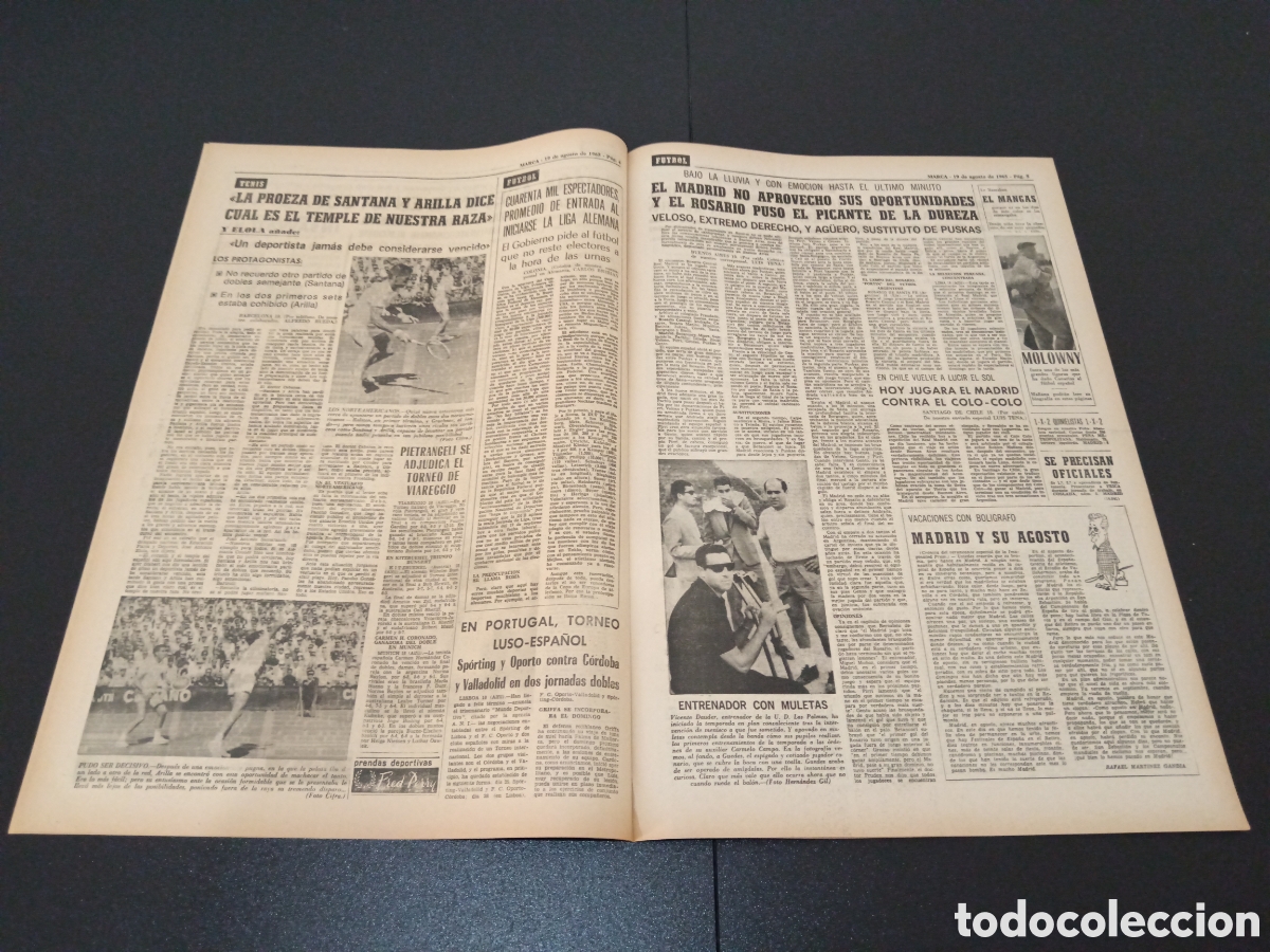 Coleccionismo deportivo: MARCA 19/08/1965 - Foto 3