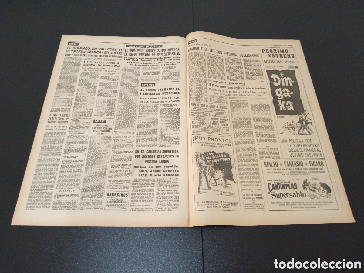 Coleccionismo deportivo: MARCA 19/08/1965 - Foto 4