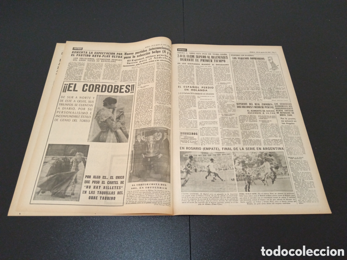 Coleccionismo deportivo: MARCA 20/08/1965 - Foto 3