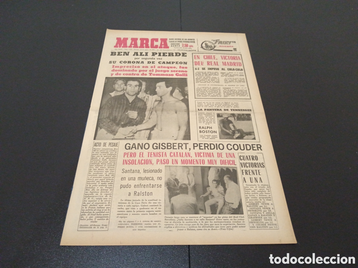 Coleccionismo deportivo: MARCA 20/08/1965 - Foto 1